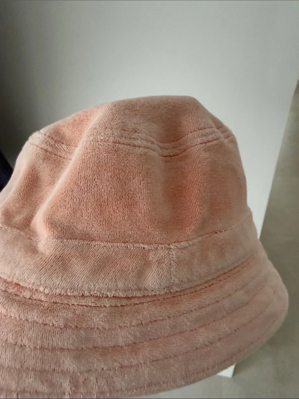 ALO Yoga Blush Pink Terry Bucket Hat